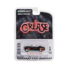 Miniatura coche Grease Mercury negro con llamas a escala 1/64 Greenlight