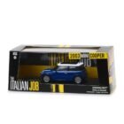 Miniatura coche The Italian Job Mini Cooper azul a escala 1/43 Greenlight