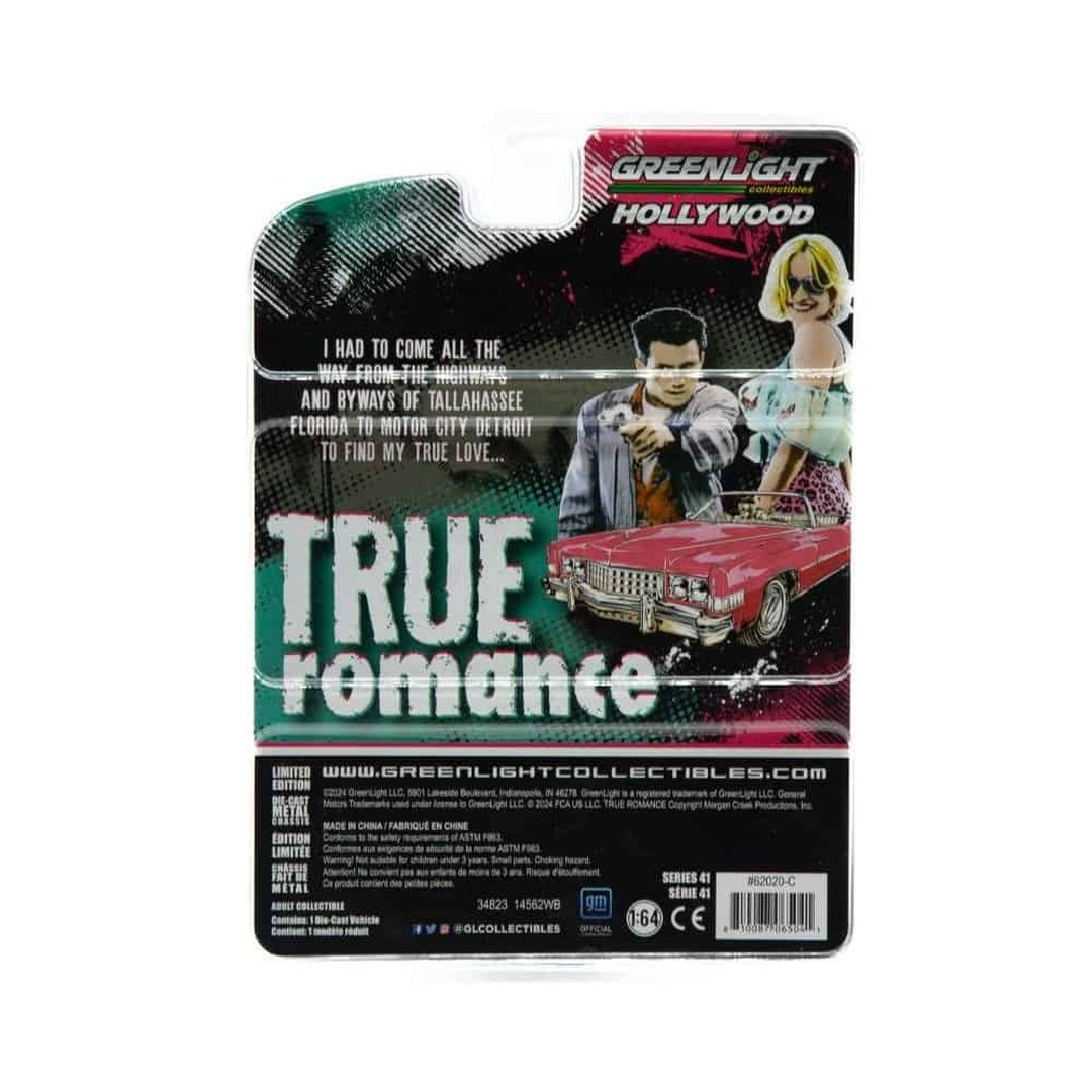 Miniatura coche de policía LAPD Chevrolet Caprice de la película Amor a quemarropa a escala 1/64 Greenlight Green Machine