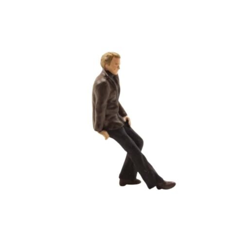 Figura miniatura de Hutch pintada a mano por Cartrix escala 1/43 para diorama de Starsky y Hutch