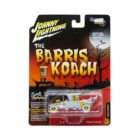 Miniatura coche La famila Monster Munster Koach a escala 1/64 Johnny Lightning White Lightning