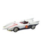 Coche miniatura Mach 5 de Speed Racer fabricado por Audix a escala 1/18 en aluminio con gadgets funcionales