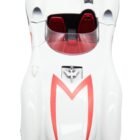 Coche miniatura Mach 5 de Speed Racer fabricado por Audix a escala 1/18 en aluminio con gadgets funcionales