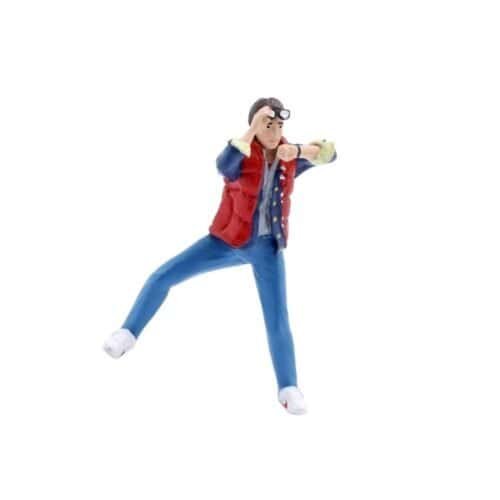 Figura de Marty McFly de Regreso al Futuro interpretado por Michael J. Fox pintada a mano escala 1/24 de la marca T9