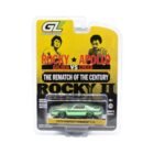 Coche en miniatura Pontiac Firebird Trans Am 1979 edición Green Chrome de la película Rocky II a escala 1/64 fabricado por Greenlight.