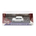 Coche en miniatura Mini Cooper S 1275 blanco de 1967 con detalles esmeralda edición Green Machine de la película The Italian Job a escala 1/43 fabricado por Greenlight.