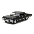 Coche en miniatura Chevrolet Impala 1967 color negro de la serie Supernatural a escala 1/24 fabricado por Greenlight.