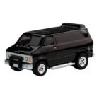 Furgoneta en miniatura Dodge Ram Van color negro de la película Old School a escala 1/64 fabricada por Hot Wheels.
