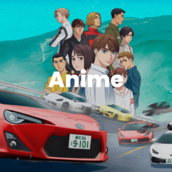 Coches en miniatura de Anime