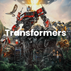 Portada de sección películas Transformers Portada de sección de la saga de películas de Transformers